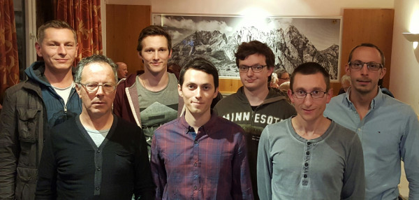 vorne Hannes Guggenberger, Andreas Mühlsteiger, David Kehrer; hinten: Ingo Ortner, Johannes Mühlsteiger, Lukas Possenig, Wolfgang Thurner Die Gründer des Vereins